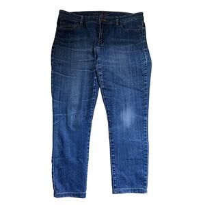 Michael Kors Blue Stretch Ankle Jeans Size 10